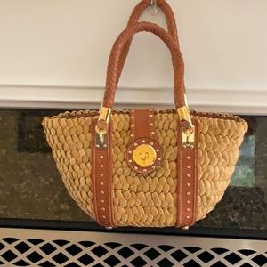 MICHAEL Michael Kors Brown and Gold Tote Bag